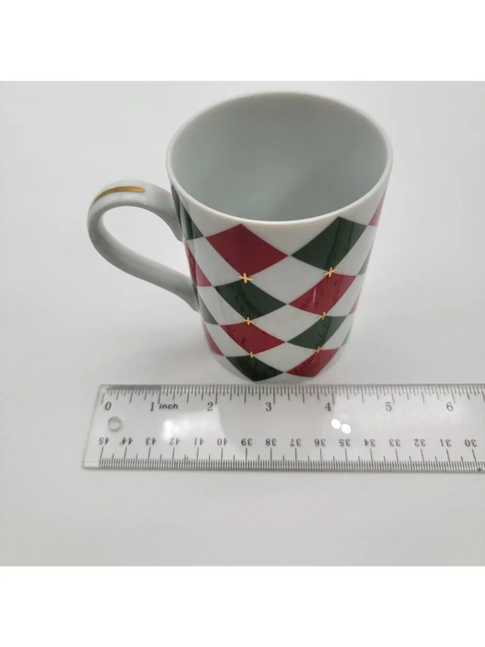 Williams Sonoma Harlequin Porcelain Mugs